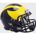 Helmets, Mini Helmets: Michigan Wolverines NCAA Mini Speed Football Helmet