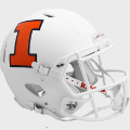 Helmets, Full Size Helmet: Illinois Fighting Illini Speed Football Helmet <i>Satin</i>