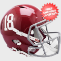 Helmets, Full Size Helmet: Alabama Crimson Tide Speed Replica Football Helmet #18