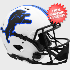 Detroit Lions LUNAR Authentic Speed Football Helmet