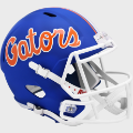 Helmets, Full Size Helmet: Florida Gators Speed Replica Football Helmet <i>Matte Blue</B>