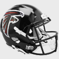 Helmets, Full Size Helmet: Atlanta Falcons 2003 to 2019 Speed Replica Throwback Helmet