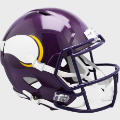 Helmets, Full Size Helmet: Minnesota Vikings 1983 to 2001 Speed Replica Throwback Helmet