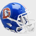 Helmets, Full Size Helmet: Denver Broncos 1975 to 1996 Speed Throwback Football Helmet