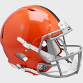 Helmets, Full Size Helmet: Cleveland Browns 1962 to 1974 Speed Throwback Football Helmet