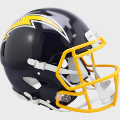 Helmets, Full Size Helmet: San Diego Chargers 1974 to 1987 Speed Throwback Football Helmet