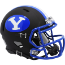 Brigham Young Cougars NCAA Mini Speed Football Helmet <i>Matte Black</i>