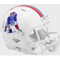 Helmets, Mini Helmets: New England Patriots 1982 to 1989 Riddell Mini Speed Throwback Helmet