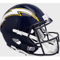 Helmets, Full Size Helmet: San Diego Chargers 1988 to 2006 Speed Replica Throwback Helmet