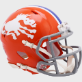 Helmets, Mini Helmets: Denver Broncos 1966 Riddell Mini Speed Throwback Helmet