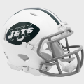 Helmets, Mini Helmets: New York Jets 1965 to 1977 Riddell Mini Speed Throwback Helmet