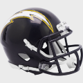 Helmets, Mini Helmets: Los Angeles Chargers 1988 to 2006 Riddell Mini Speed Throwback Helmet