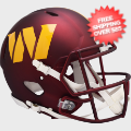 Helmets, Full Size Helmet: Washington Commanders SpeedFlex Football Helmet <B>Anodized Maroon</B>