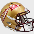 Helmets, Full Size Helmet: Florida State Seminoles Speed Replica Football Helmet <B>Metallic Paint</B>