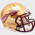 Helmets, Mini Helmets: Florida State Seminoles NCAA Mini Speed Football Helmet <B>Metallic Paint</...