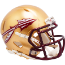 Florida State Seminoles NCAA Mini Speed Football Helmet <B>Metallic Paint</B>