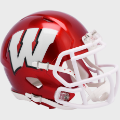 Helmets, Mini Helmets: Wisconsin Badgers NCAA Mini Speed Football Helmet <B>FLASH SALE</B>