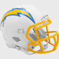 Helmets, Mini Helmets: Los Angeles Chargers NFL Mini Speed Football Helmet