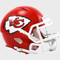 Helmets, Mini Helmets: Kansas City Chiefs NFL Mini Speed Football Helmet