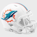 Helmets, Mini Helmets: Miami Dolphins NFL Mini Speed Football Helmet