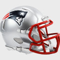 Helmets, Mini Helmets: New England Patriots NFL Mini Speed Football Helmet