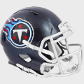 Helmets, Mini Helmets: Tennessee Titans NFL Mini Speed Football Helmet <i>Satin Navy Metallic</i>