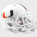 Helmets, Mini Helmets: Miami Hurricanes NCAA Mini Speed Football Helmet