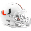 Miami Hurricanes NCAA Mini Speed Football Helmet