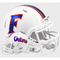 Helmets, Mini Helmets: Florida Gators NCAA Mini Speed Football Helmet <B>Chrome Decals</B>