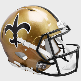 New Orleans Saints 1976 to 1999 Speed Throwback Football Helmet