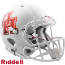 Houston Cougars Speed Football Helmet <B>Matte w/Chrome Decal</B>