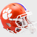 Helmets, Full Size Helmet: Clemson Tigers Speed Football Helmet