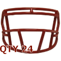 Helmets, Blank Mini Helmets: Bulk Mini Speed Z2BD Facemask Scarlet Qty 24