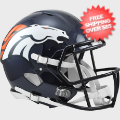 Helmets, Full Size Helmet: Denver Broncos 1997 to 2023 Speed Throwback Football Helmet