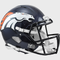 Helmets, Full Size Helmet: Denver Broncos 1997 to 2023 Speed Throwback Football Helmet