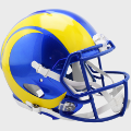 Helmets, Full Size Helmet: Los Angeles Rams Speed Football Helmet