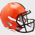 Helmets, Full Size Helmet: Cleveland Browns 2020 to 2023 Speed Throwback Football Helmet