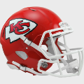 Helmets, Full Size Helmet: Kansas City Chiefs Speed Football Helmet