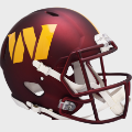 Helmets, Full Size Helmet: Washington Commanders Speed Football Helmet <B>Anodized Maroon</B>