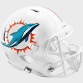 Helmets, Full Size Helmet: Miami Dolphins Speed Football Helmet