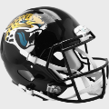 Helmets, Full Size Helmet: Jacksonville Jaguars Speed Football Helmet