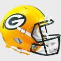 Helmets, Full Size Helmet: Green Bay Packers Speed Football Helmet