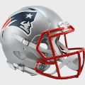 Helmets, Full Size Helmet: New England Patriots Speed Football Helmet