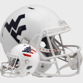 Helmets, Full Size Helmet: West Virginia Mountaineers Speed Replica Football Helmet <i>Stars and Strip...