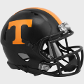 Helmets, Mini Helmets: Tennessee Volunteers NCAA Mini Speed Football Helmet <i>Dark Mode Black</i>