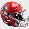 Helmets, Full Size Helmet: Atlanta Falcons 1966 to 1969 SpeedFlex Throwback Football Helmet