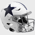 Helmets, Full Size Helmet: Dallas Cowboys 1960 to 1963 SpeedFlex Throwback Football Helmet