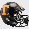 Helmets, Full Size Helmet: Tennessee Volunteers Speed Replica Football Helmet <i>Dark Mode Black</i>