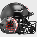 Helmets, Full Size Helmet: Ohio State Buckeyes SpeedFlex Football Helmet <B>Satin Black</B>