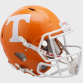 Helmets, Full Size Helmet: Tennessee Volunteers Speed Football Helmet <i>Metallic Orange</i>